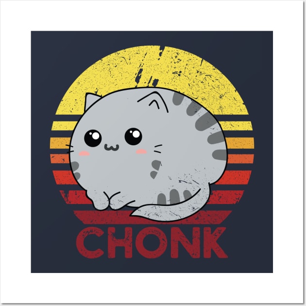 Chonk Oh Lawd He Comin Wall Art by Vixel Art